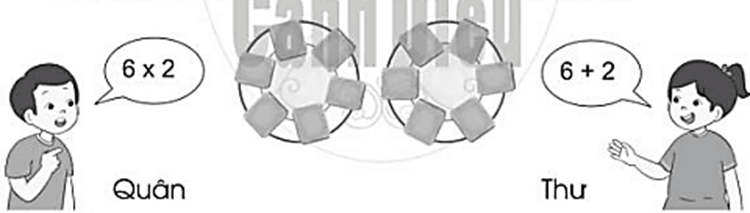 Vở bài tập Toán lớp 2 Cánh diều Bài 52: Làm quen với phép nhân - dấu nhân (trang 4)