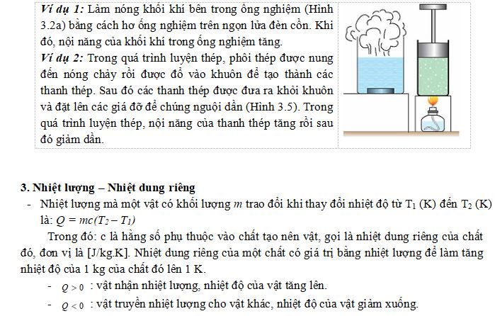 Bài tập Nội năng - Định luật I của nhiệt động lực học