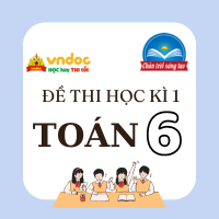 Bộ Đề thi học kì 1 Toán 6 Chân trời sáng tạo - Theo CV 7991
