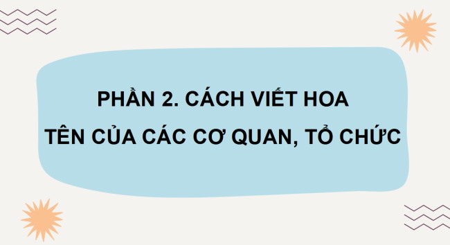 PowerPoint Tiếng Việt 4 Bài 7: Quy tắc viết tên cơ quan, tổ chức