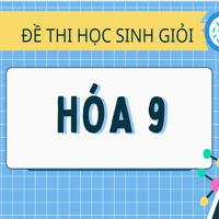 Đề thi HSG lớp 9 phân môn Hóa tỉnh Bạc Liêu năm 2025