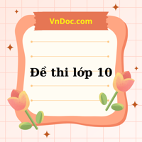 Đề thi Sinh học lớp 10 năm 2026