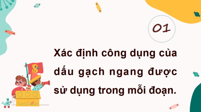 PowerPoint Tiếng Việt 4 Bài 27: Dấu gạch ngang