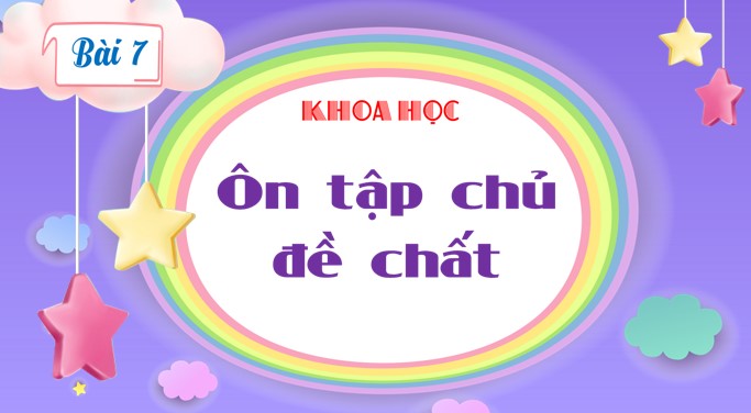 PowerPoint Khoa học 4 Ôn tập chủ đề: Chất