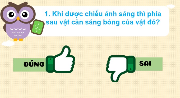 PowerPoint Khoa học 4 Vai trò của ánh sáng