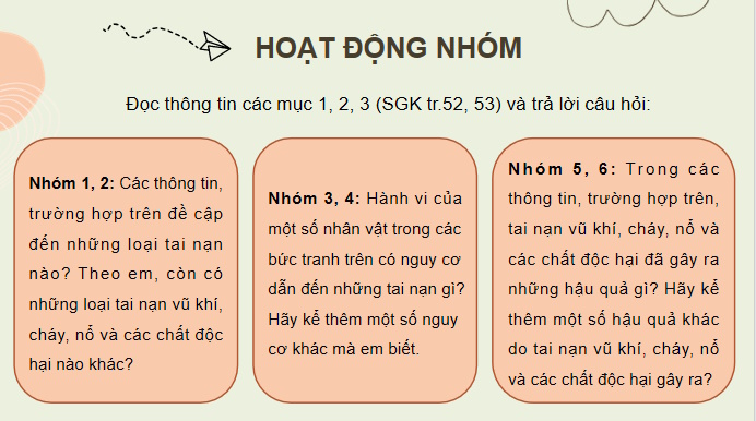 Phòng ngừa tai nạn vũ khí cháy nổ và các chất độc hại