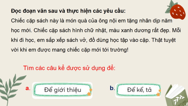 PowerPoint Tiếng Việt 3 Bài 3: Luyện tập về từ chỉ sự vật, đặc điểm, hoạt động