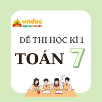 Đề thi học kì 1 Toán 7 Kết nối tri thức Theo CV 7991