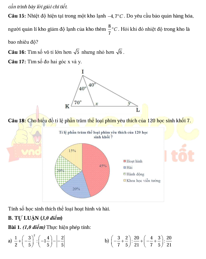 de thi hoc ki 1 Toan 7 Ket noi tri thuc Theo CV 7991 4*831837