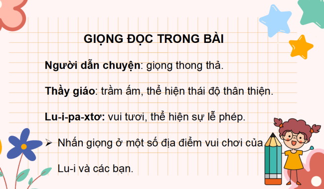 PowerPoint Tiếng Việt 3 Bài 1: Cậu học sinh mới