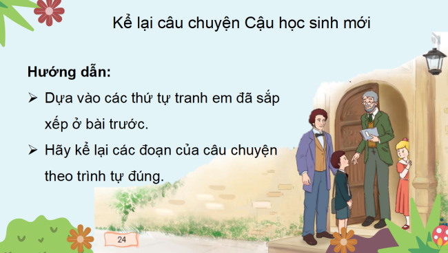 PowerPoint Tiếng Việt 3 Bài 4: Đọc - kể Cậu học sinh mới