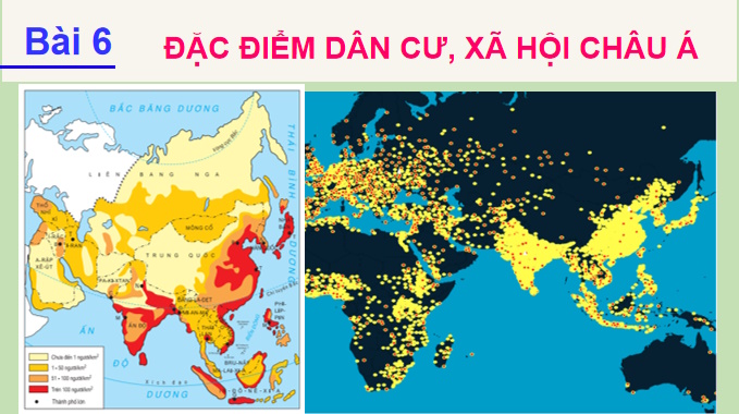 Đặc điểm dân cư xã hội châu Á