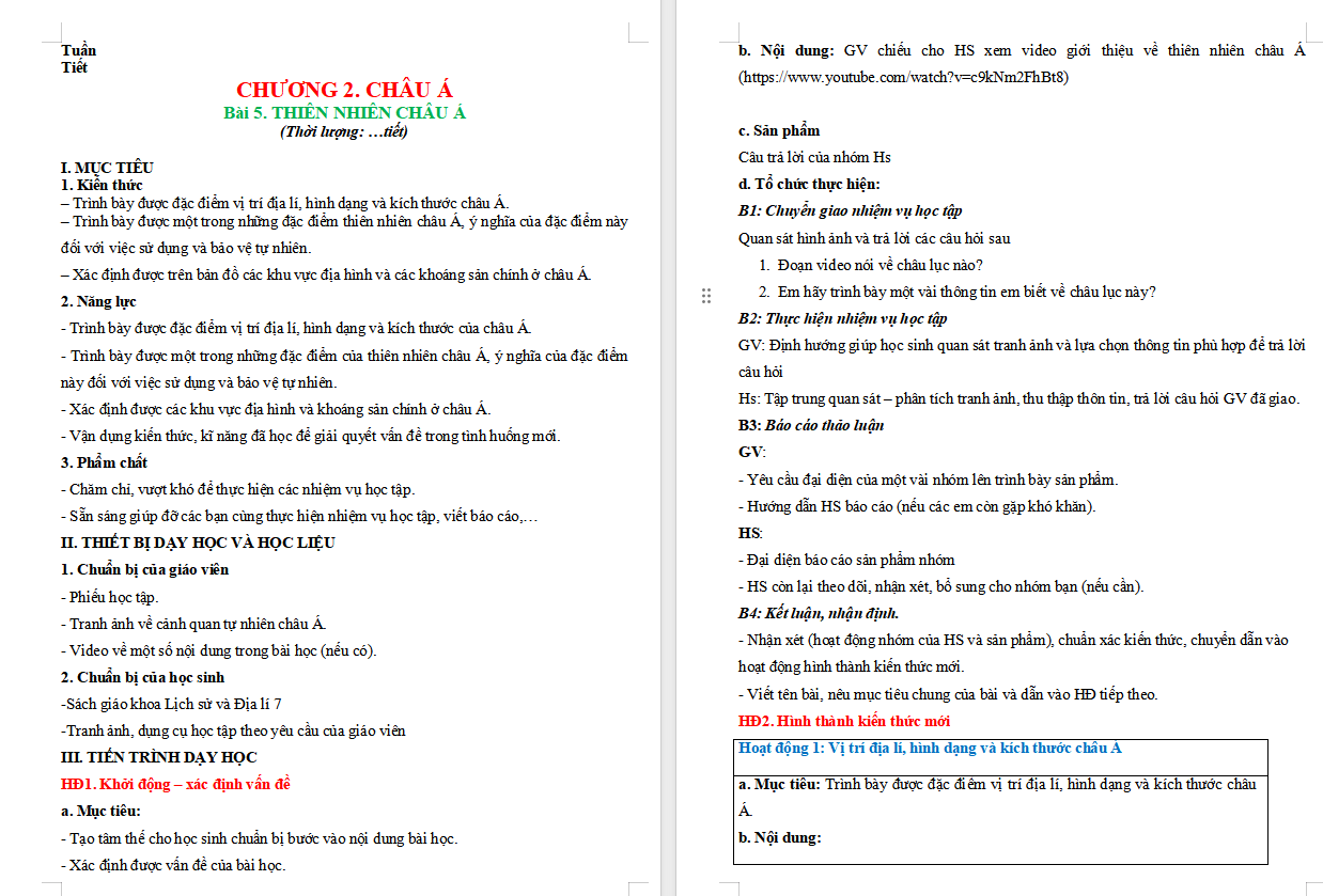 Thiên nhiên châu Á