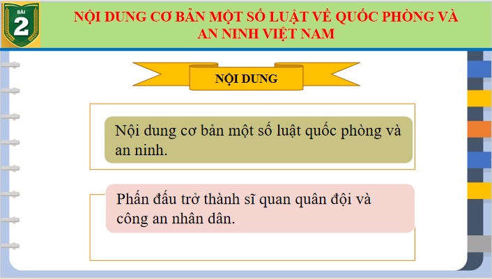 Giáo án PowerPoint Giáo dục Quốc phòng 10 Bài 2