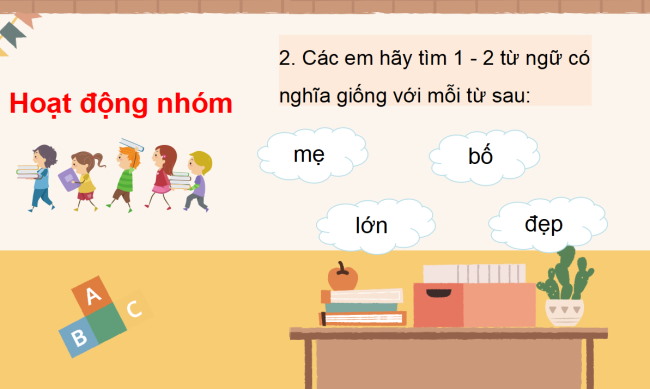 PowerPoint Tiếng Việt 3 Bài 3: Từ có nghĩa giống nhau