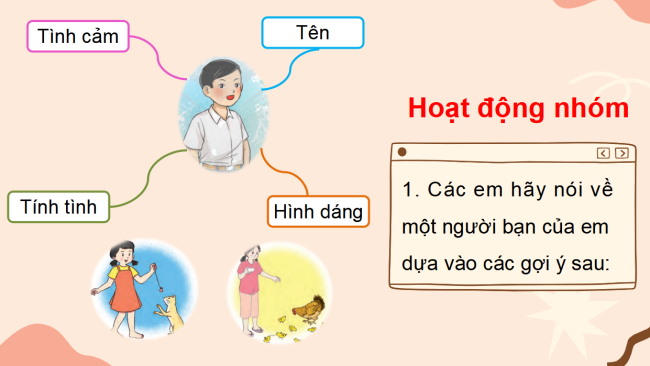 PowerPoint Tiếng Việt 3 Bài 2: Nói về một người bạn dựa vào gợi ý