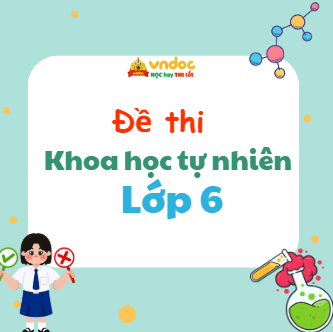 Đề thi KHTN lớp 6 sách Chân trời sáng tạo