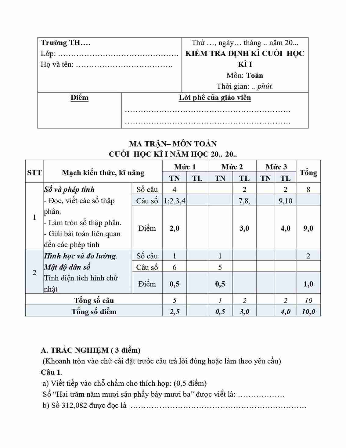 De thi hoc ki 1 Toan lop 5 CD De so 4 1*838371