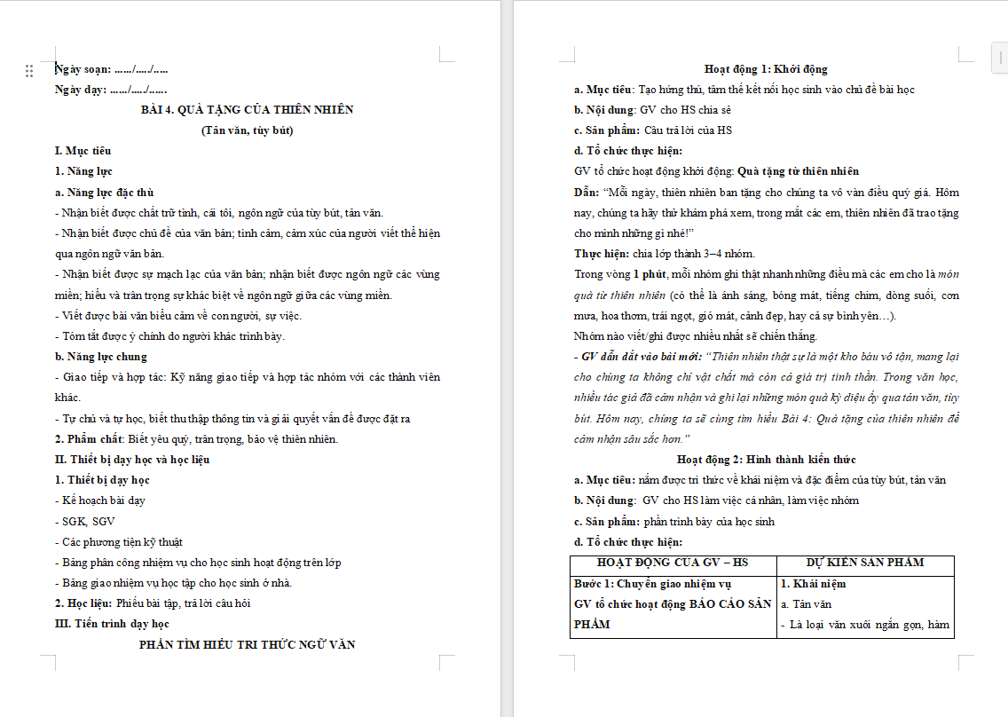 Ngữ văn 7 Bài 4: Cốm Vòng