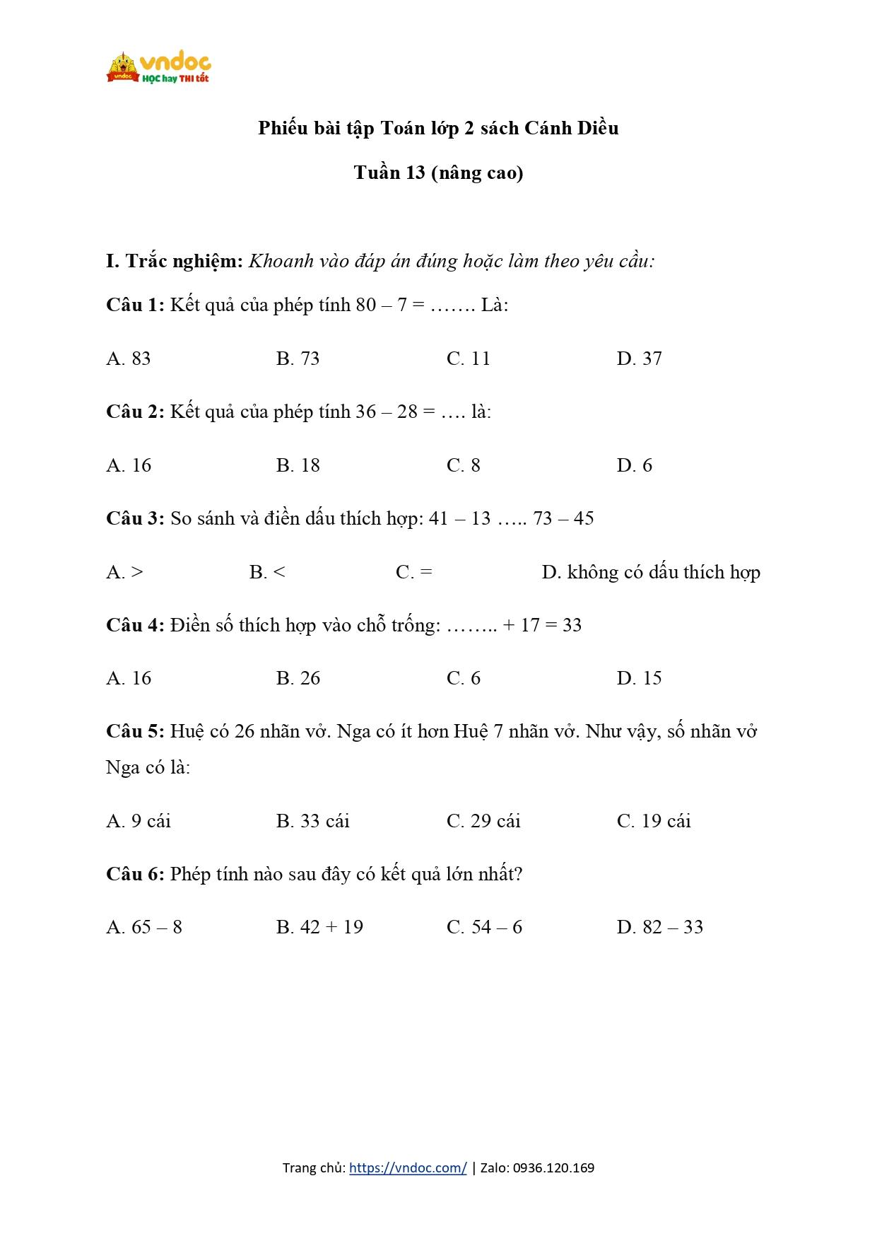 bai tap cuoi tuan 13 toan nang cao lop 2 canh dieu page 0001*837758