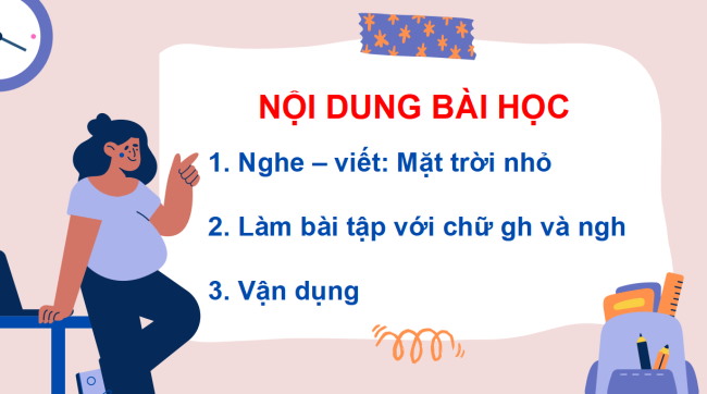 PowerPoint Tiếng Việt 3 Bài 5: Nghe - viết Mặt trời nhỏ