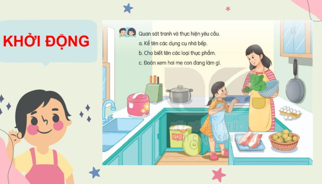 PowerPoint Tiếng Việt 3 Bài 6: Tập nấu ăn