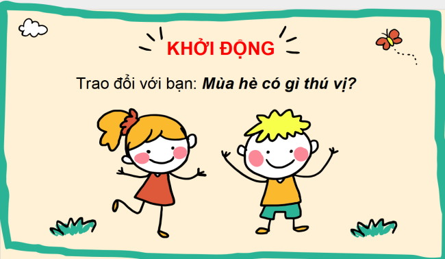 PowerPoint Tiếng Việt 3 Bài 7: Mùa hè lấp lánh