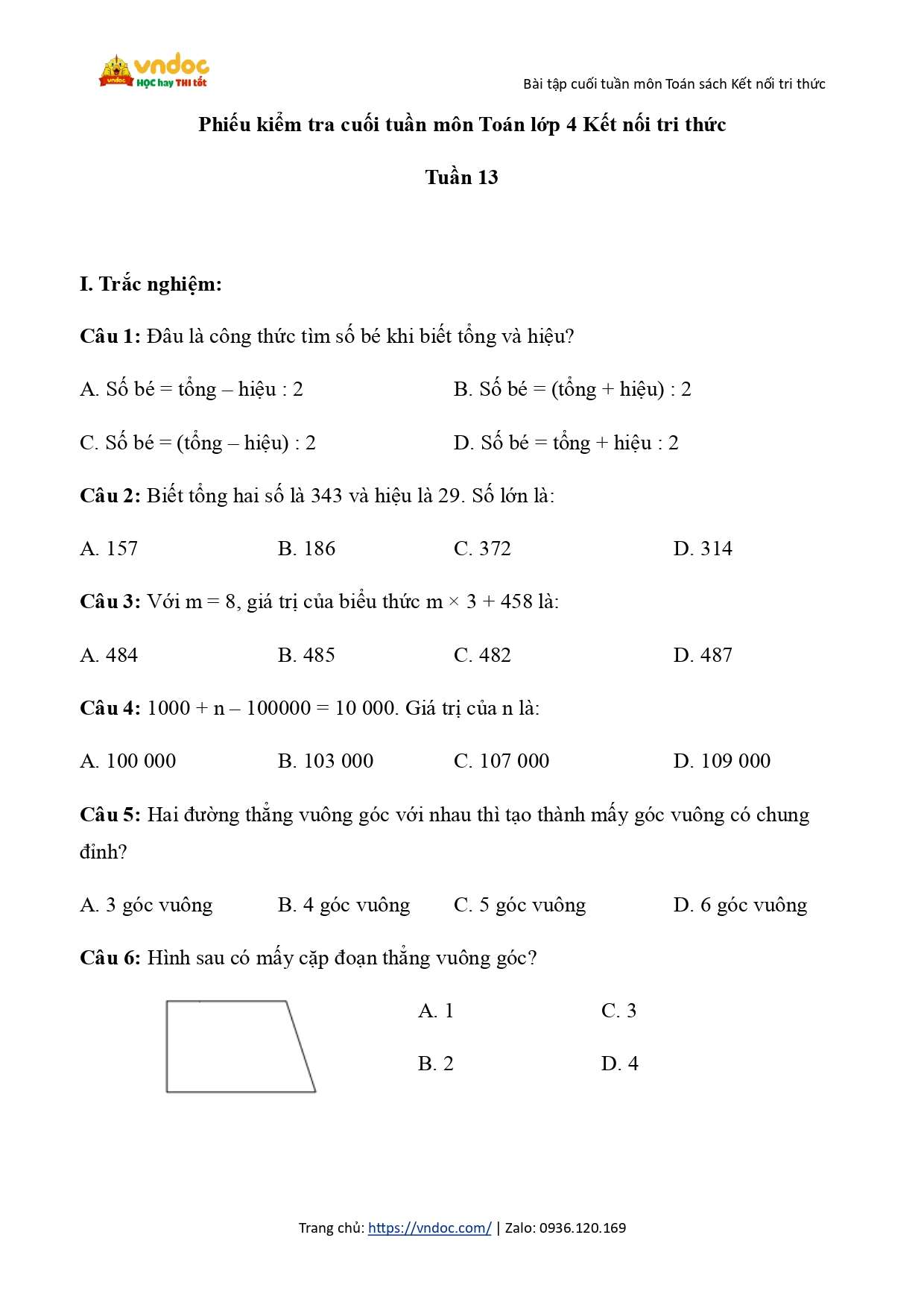phieu kiem tra cuoi tuan 13 toan lop 4 kntt page 0001*839202