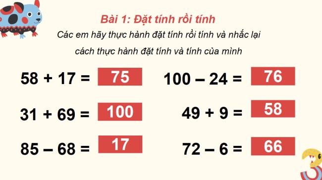 PowerPoint Toán 2: Luyện tập chung trang 74
