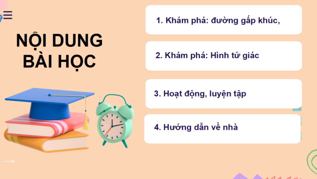 PowerPoint Toán 2 Bài 26: Đường gấp khúc, hình tứ giác