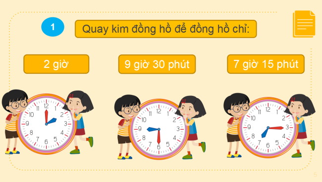 PowerPoint Toán 2 Bài 31: Thực hành và trải nghiệm xem đồng hồ, xem lịch