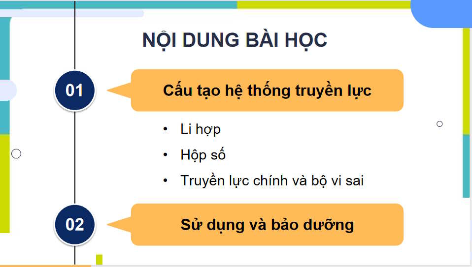  Hệ thống truyền lực