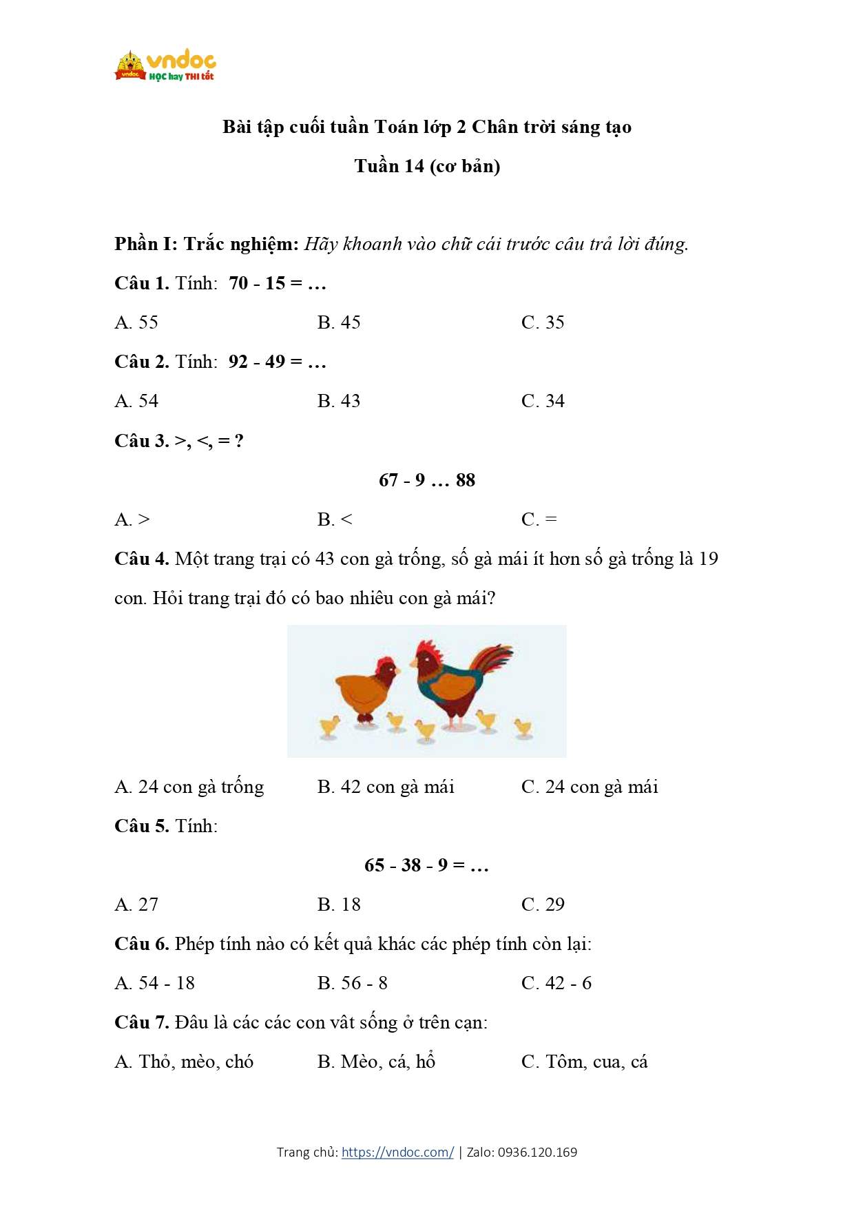 bai tap cuoi tuan lop 2 ctst tuan 14 co ban page 0001*841335