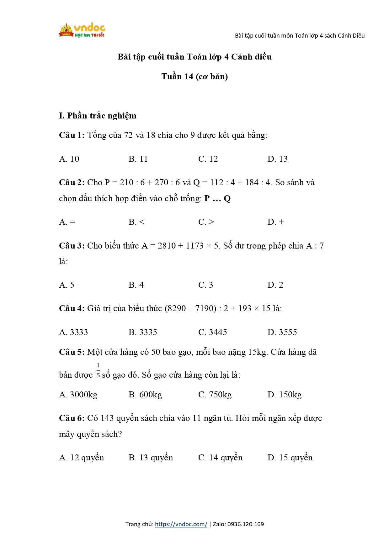 bai tap cuoi tuan toan lop 4 canh dieu tuan 14 page 0001*842235