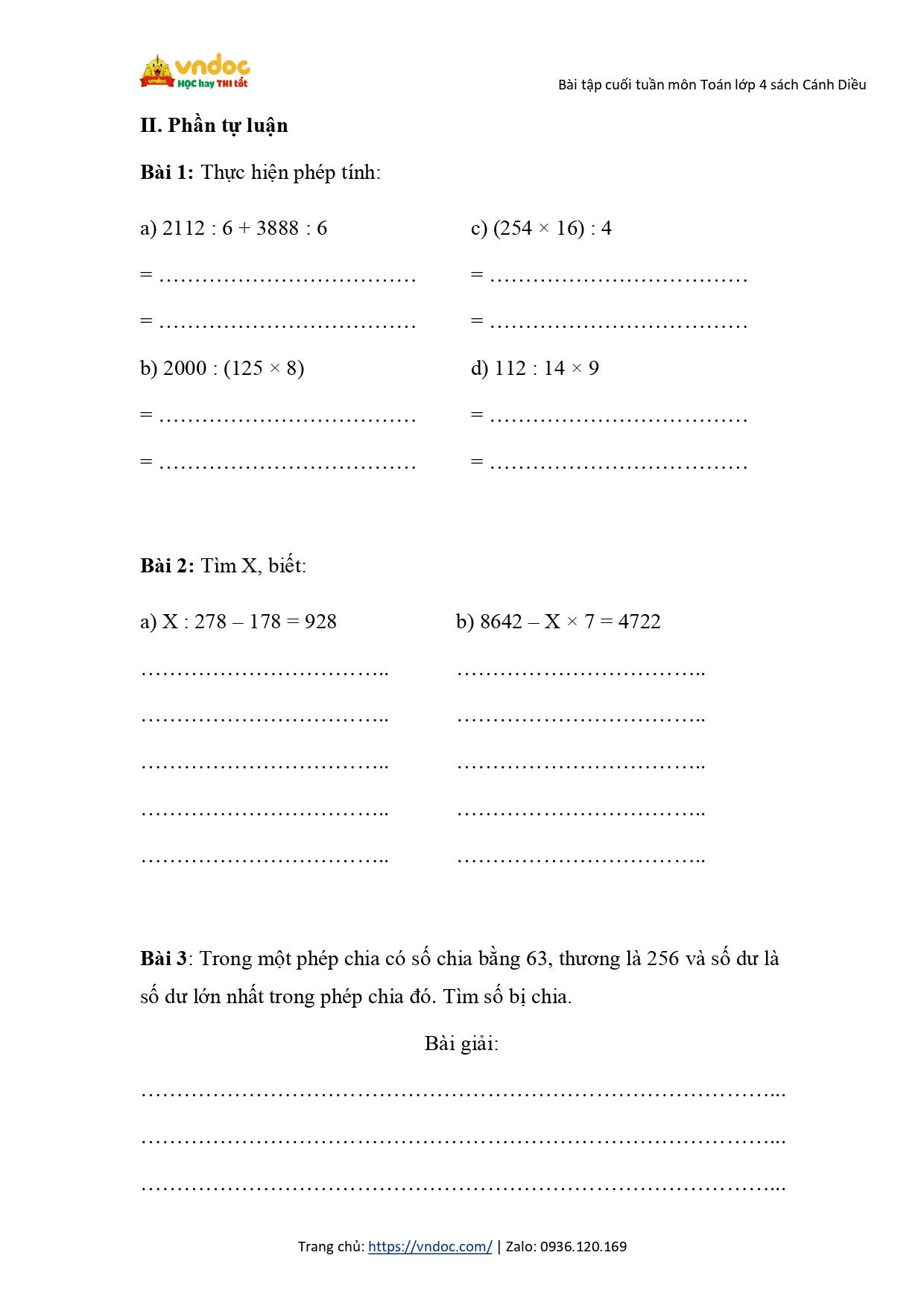 bai tap cuoi tuan toan lop 4 canh dieu tuan 14 page 0002*842236