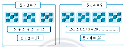 Giải vở bài tập Toán lớp 2 Bảng nhân 5 (trang 17) - Chân trời sáng tạo