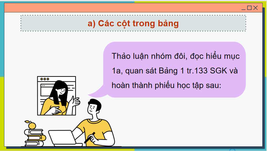 Tạo bảng trong cơ sở dữ liệu