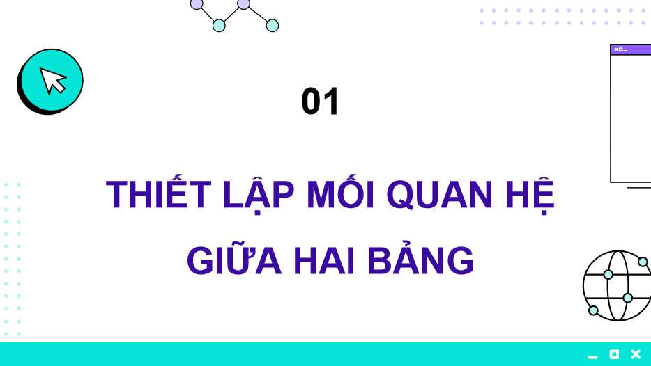 Liên kết các bảng trong cơ sở dữ liệu