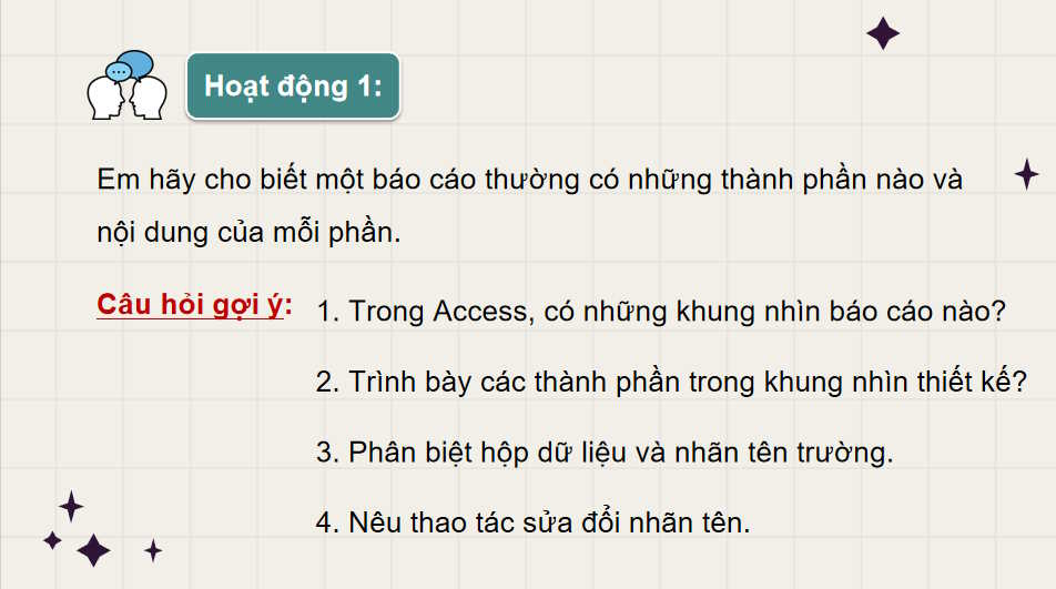Chỉnh sửa các thành phần giao diện