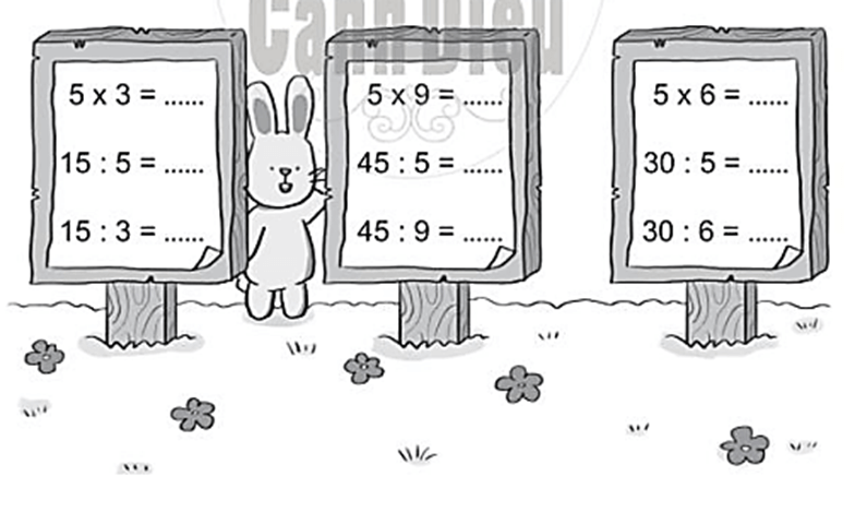 Vở bài tập Toán lớp 2 Bài 61: Bảng chia 5 (trang 22) | Cánh diều