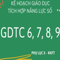 Kế hoạch giáo dục Giáo dục thể chất 6, 7, 8, 9 tích hợp năng lực số sách Kết nối tri thức 