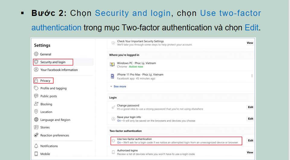 Thực hành một số tính năng nâng cao của mạng xã hội