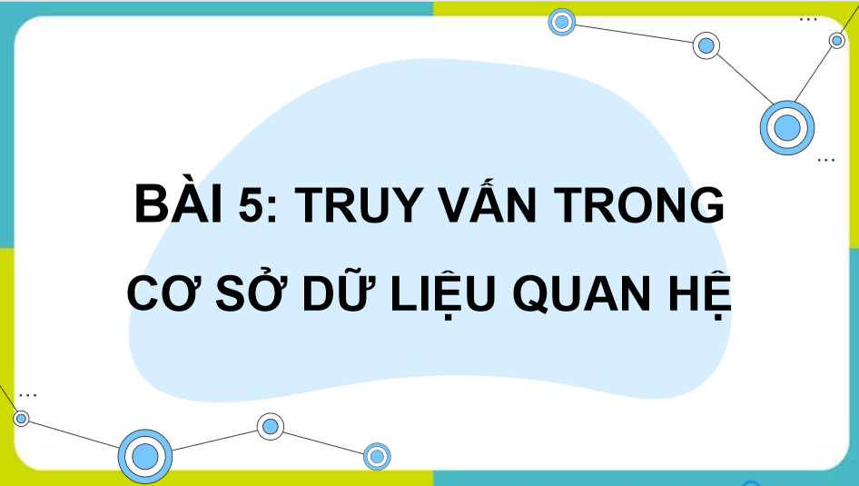 Truy vấn trong cơ sở dữ liệu quan hệ