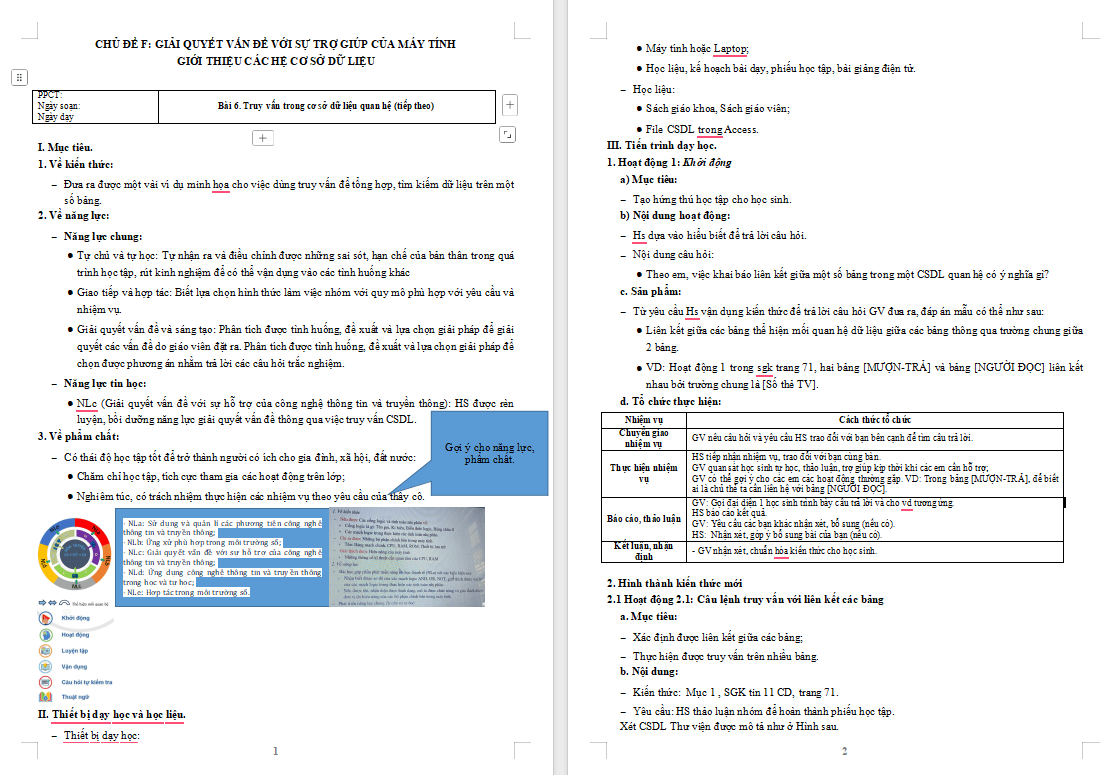 Truy vấn trong cơ sở dữ liệu quan hệ tiếp theo