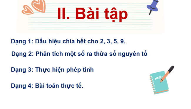 PowerPoint Toán 6 Bài tập cuối chương II