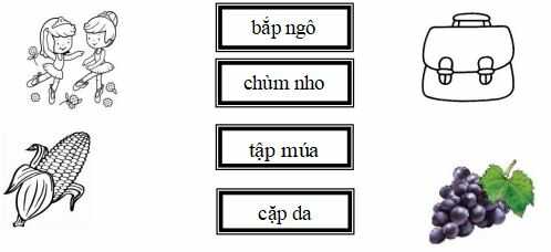 Đề kiểm tra cuối học kì 1 môn Tiếng Việt lớp 1