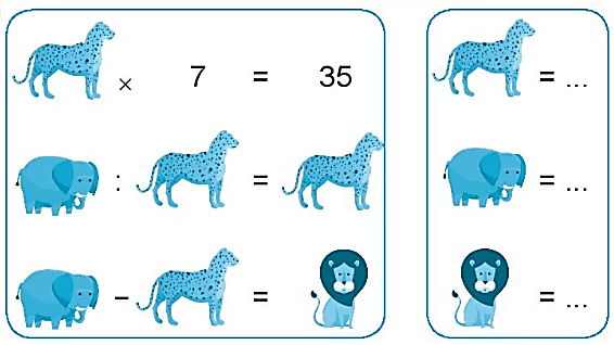 Giải vở bài tập Toán lớp 2 Bảng chia 5 (trang 27) - Chân trời sáng tạo