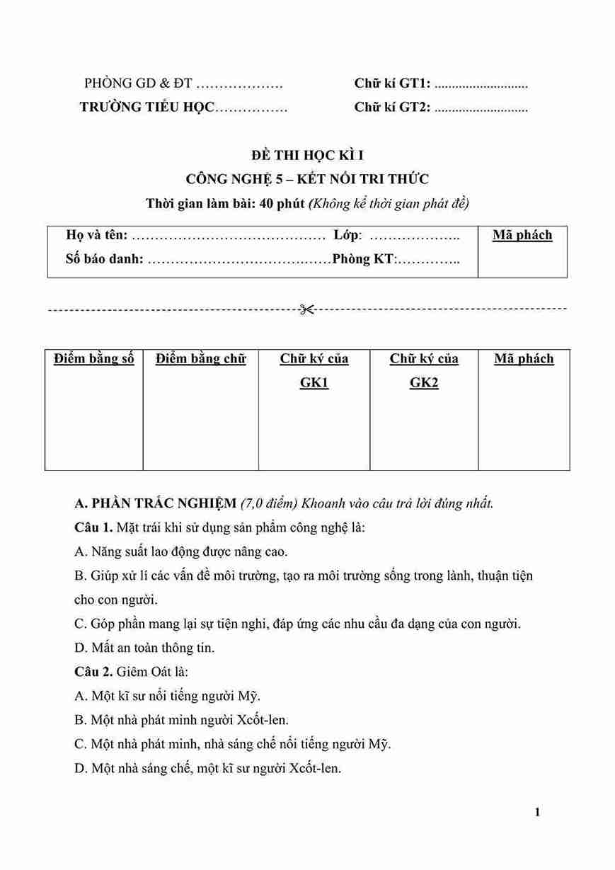 de thi hoc ki 1 cong nghe 5 kntt de so 4 1*847724