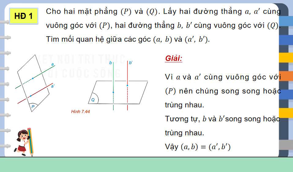 Hai mặt phẳng vuông góc