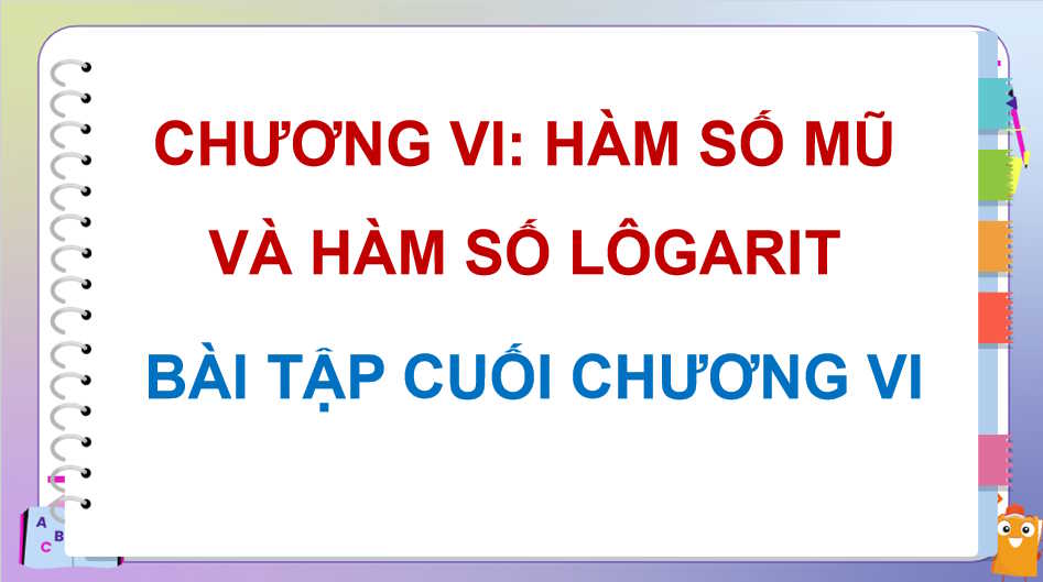 PowerPoint Toán 11 Bài tập cuối chương 6